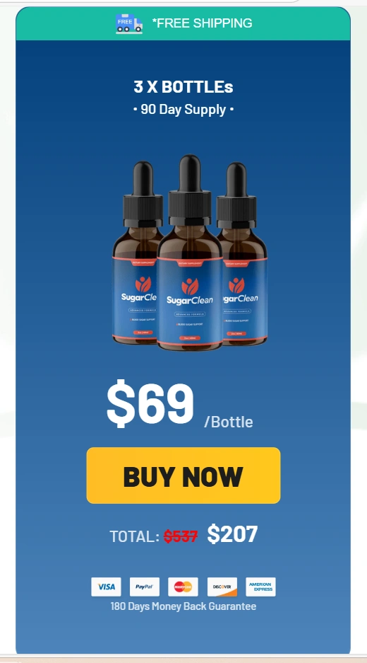 Sugar Clean  - 3 Bottle